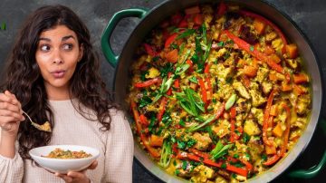 Creamy Coconut Rice with Tofu
