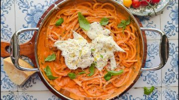 Ricotta and Burrata Pasta