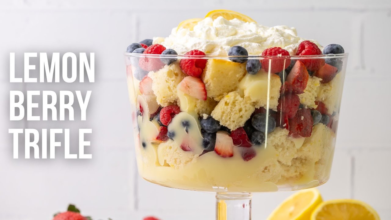 Lemon Berry Trifle - Pantry Vault