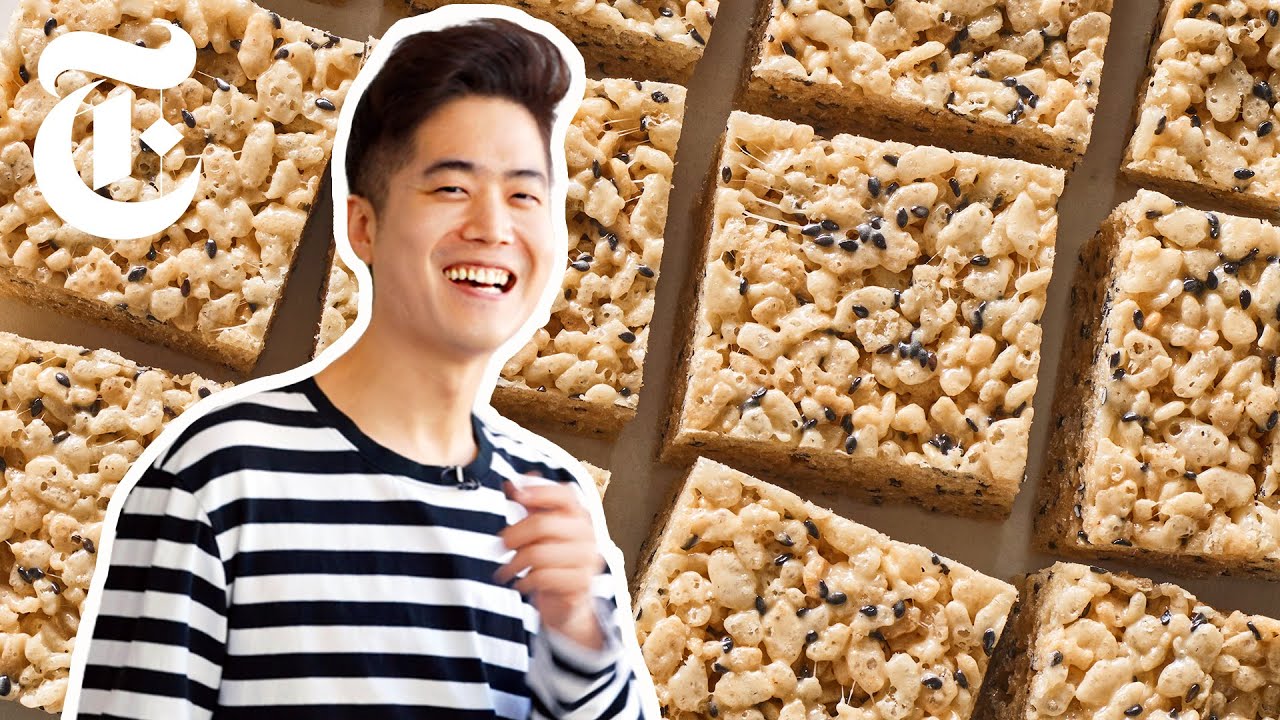 Black Sesame Rice Krispies Treats - Pantry Vault