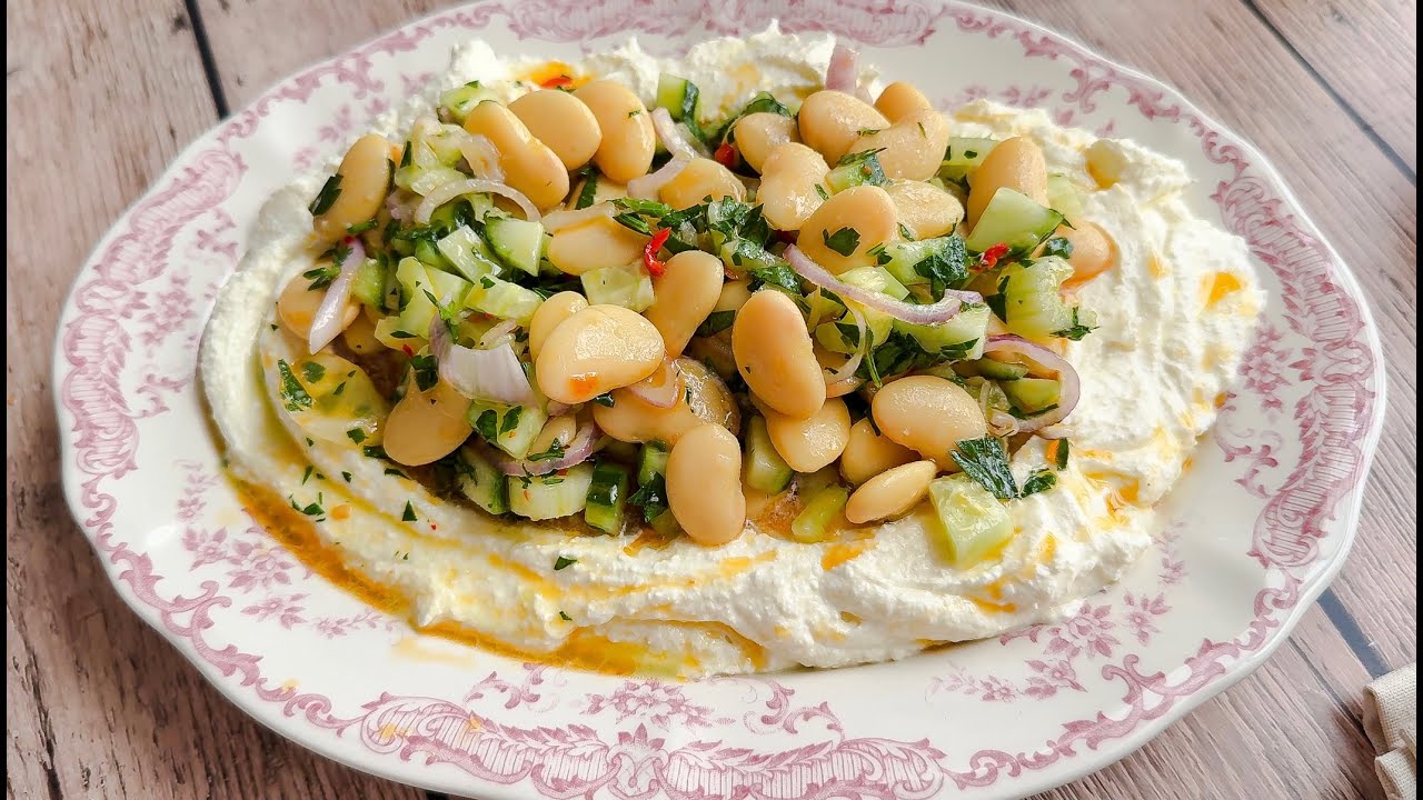 Whipped Feta with Bean Salad - Pantry Vault