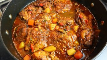 How To Make Real Authentic Jamaican Fricassee Chicken