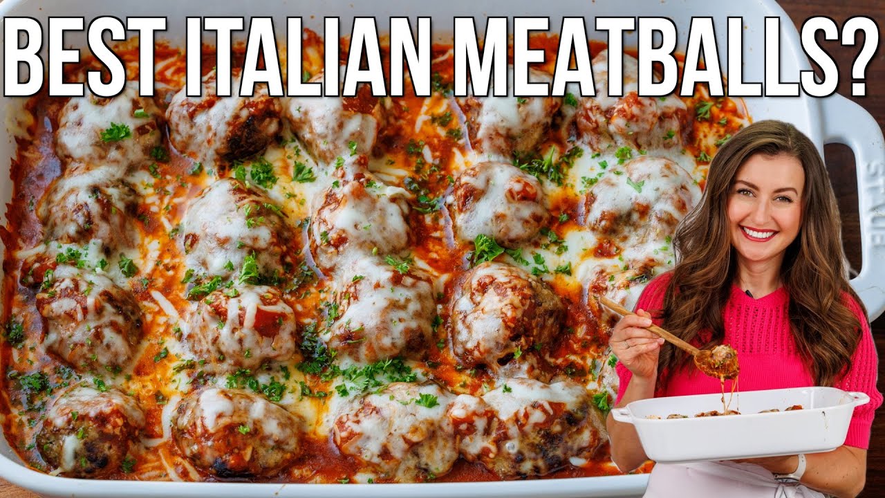 Juicy Italian Meatballs Parmesan - Pantry Vault