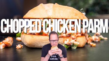 Chopped Chicken Parm Sandwich