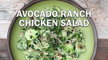 Chopped Chicken Salad with Granch Dressing