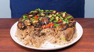 Palestinian Maqluba: A Layered Rice Dish