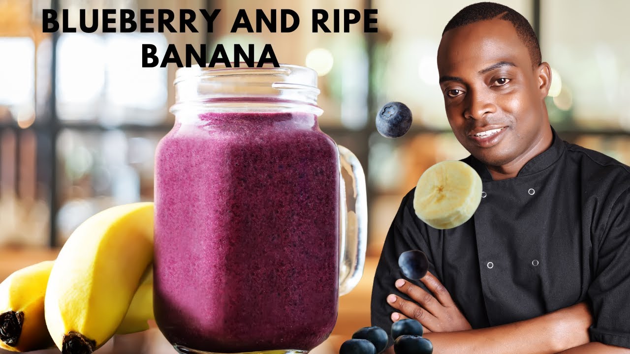 Blueberry and Ripe Banana Smoothie - Pantry Vault
