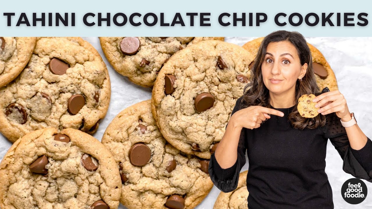 Chewy and Irresistible Tahini Chocolate Chip Cookies - Pantry Vault