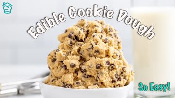 How To Make Edible Chocolate Chip Cookie Dough