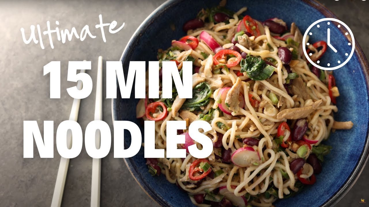Easy Vegan Peanut Satay Noodles in 15 Minutes - Pantry Vault