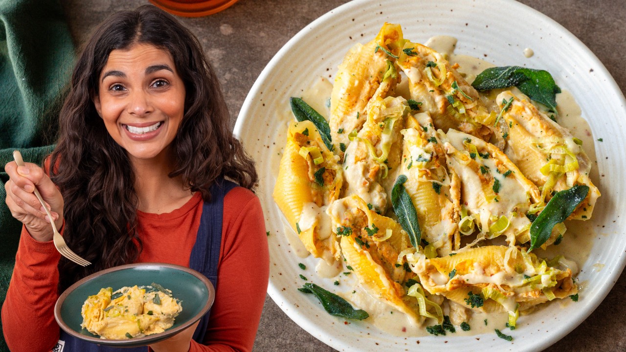 Pumpkin Ricotta Stuffed Shells - Pantry Vault