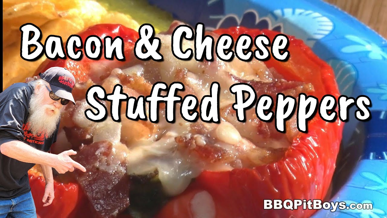 Bacon and Cheese Stuffed Peppers - Pantry Vault