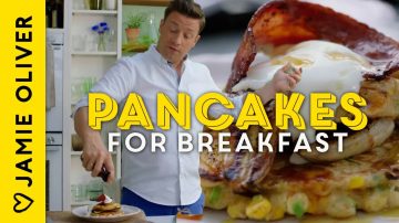 Healthy Sweet Corn Pancakes with Cottage Cheese