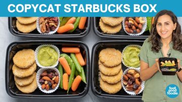 Copycat Starbucks Box for Meal Prep | Chickpea Bites and Avocado