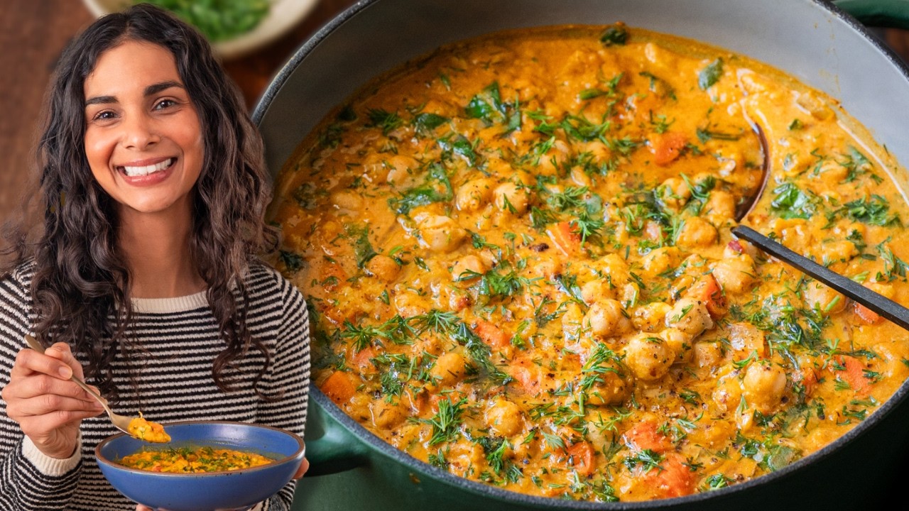 Lemony Chickpea Soup - Pantry Vault