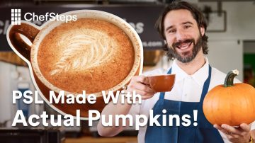 Pumpkin Spice Latte Made With Real Pumpkins