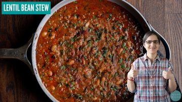 This Cozy Lentil Bean Stew is Packed with North Indian Flavors!