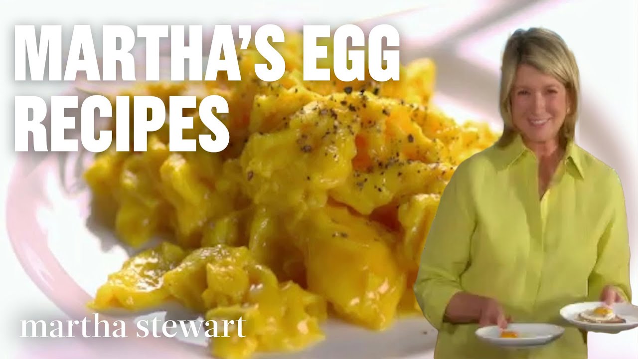 Martha Stewart's Best Egg Recipes | Omelettes, Egg Salad, Hollandaise, and Eggnog - Pantry Vault