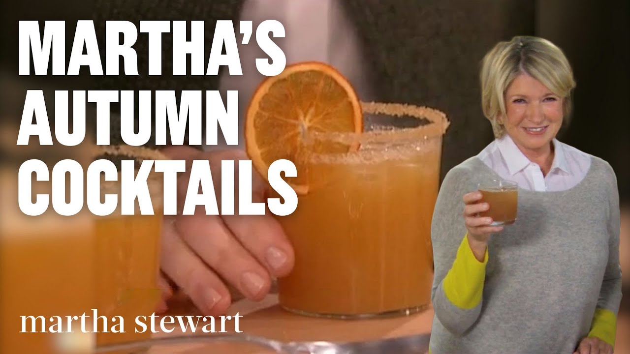 Martha Stewart's Favorite Fall Cocktails | Pumpkin Spice, Bourbon, and Cider - Pantry Vault