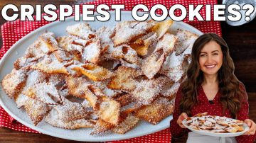 Easy Angel Wing Cookies (Polish Chrusciki)