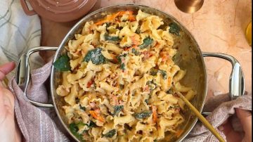 10 Minute Cheesy Pasta