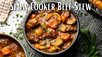 Slow Cooker Beef Stew So Easy Anyone Can Do It