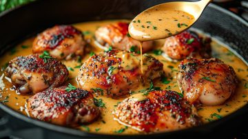 Delicious French Chicken Recipe with Creamy Sauce