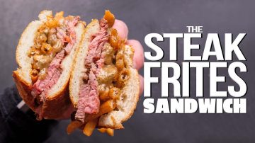 Steak Frites Sandwich with Complex Sauce