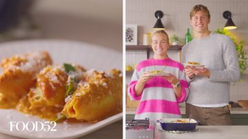 Boursin Stuffed Shells with Vodka Sauce