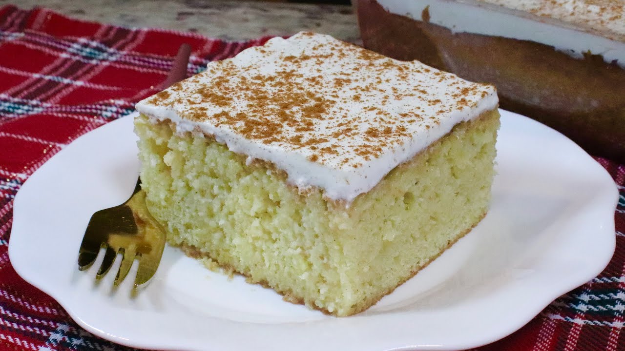 Eggnog Tres Leches Cake - Pantry Vault