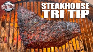 Reverse Seared Tri Tip & Basted With a Steakhouse Butter