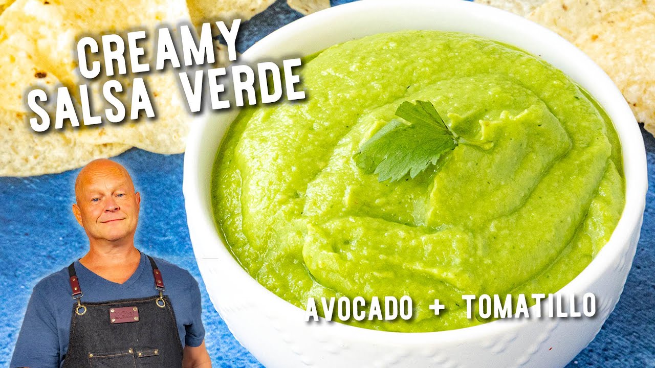 Creamy Avocado Salsa Verde - Pantry Vault