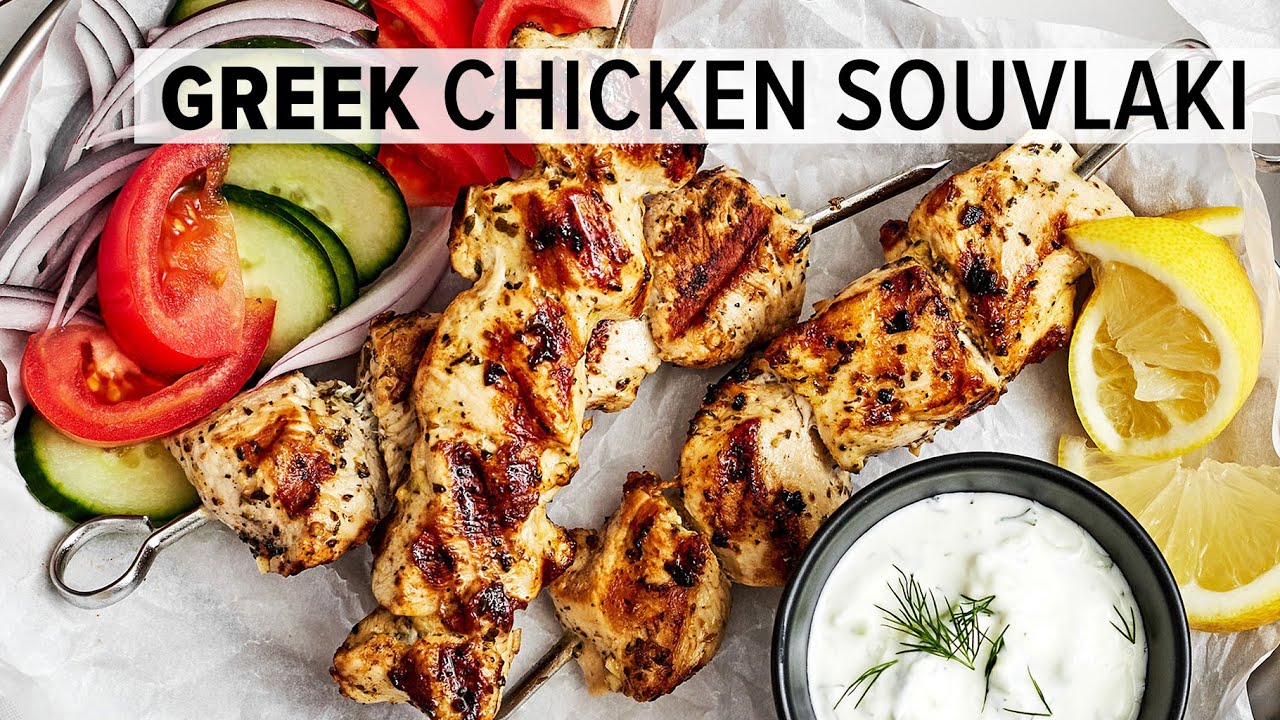 Greek Chicken Souvlaki - Pantry Vault