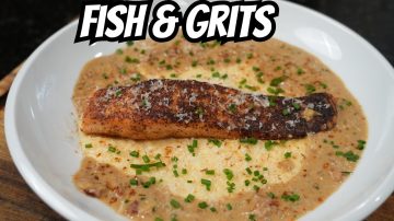 Healthy-ish Fish & Grits