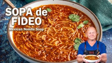 Mexican Noodle Soup (Sopa de Fideo) & with Chorizo!