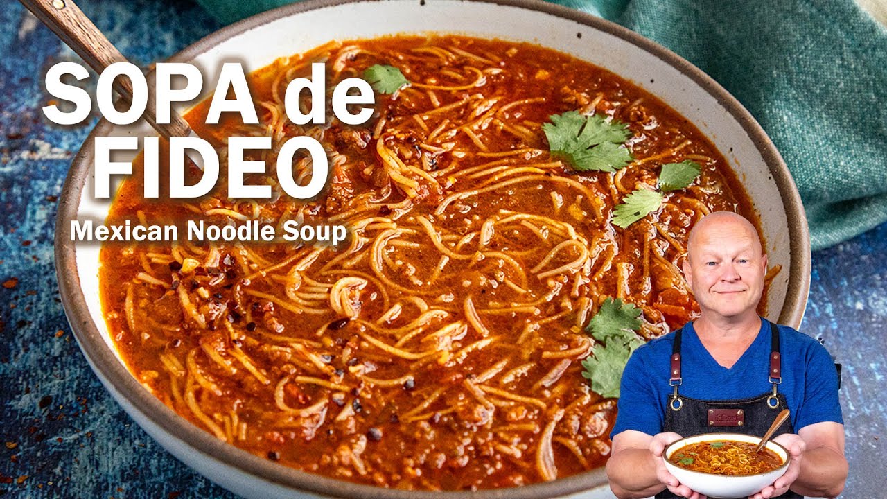 Mexican Noodle Soup (Sopa de Fideo) - with Chorizo! - Pantry Vault