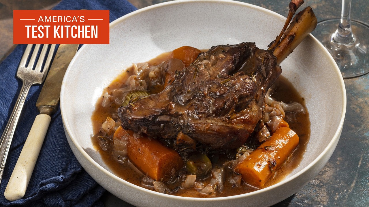 Braised Red-Wine Lamb Shanks Are a Dinner Host's Dream - Pantry Vault