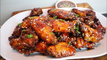 How To Make The Best Sticky Honey BBQ Chicken Wings