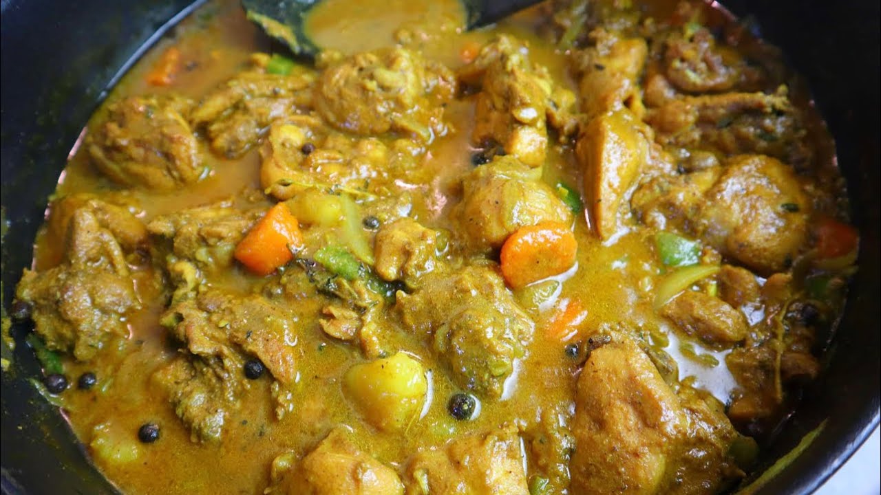 How To Make Jamaican Style Curry Chicken - Pantry Vault