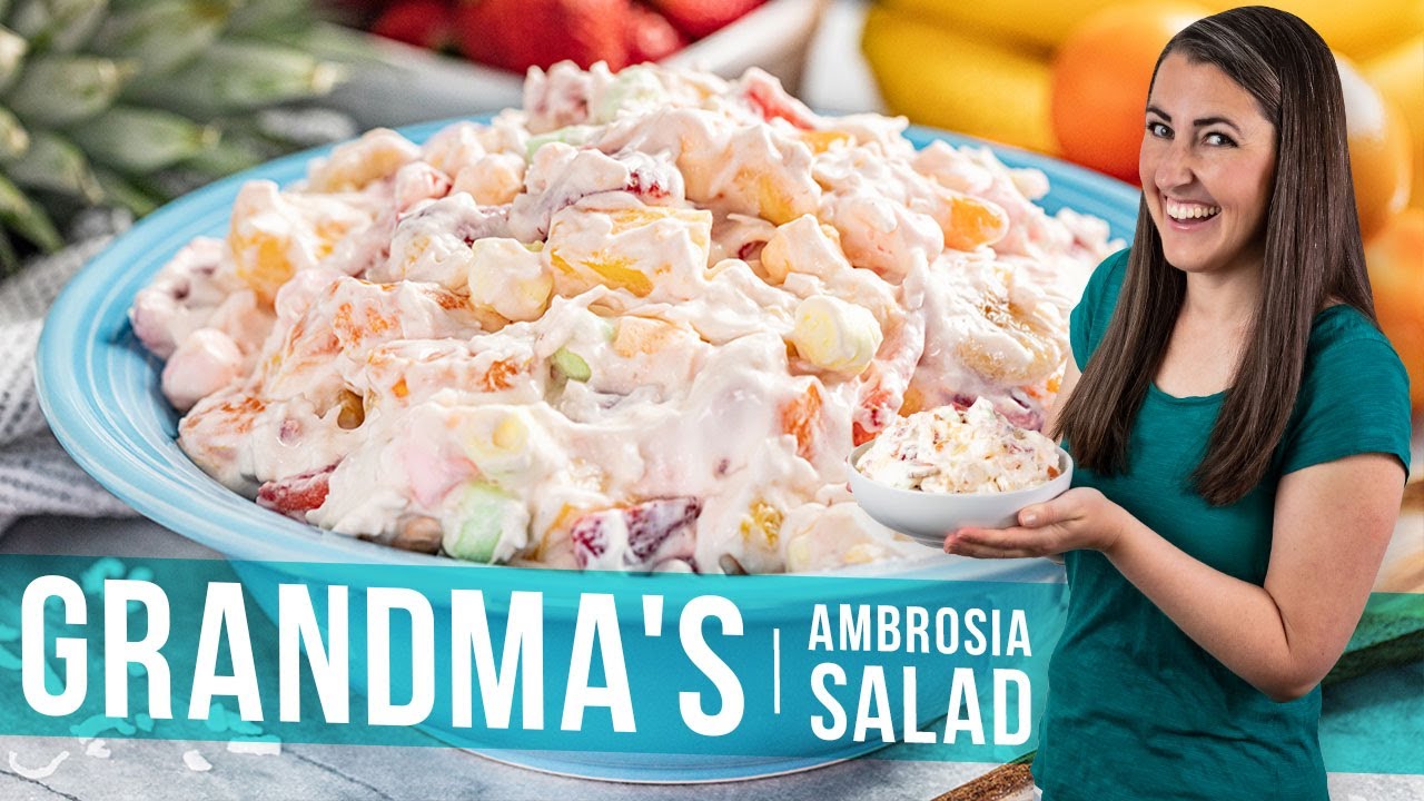 Grandma's Ambrosia Salad - Pantry Vault