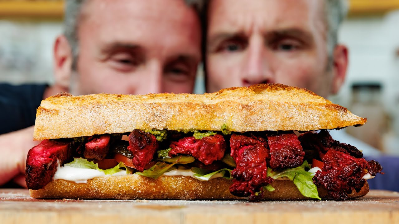 Plant Based Steak Sandwich Using Lions Mane Mushroom - Pantry Vault