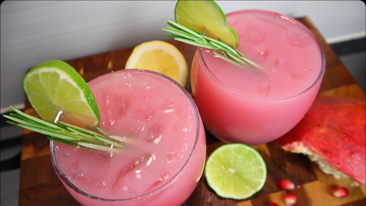 How To Make The Most Refreshing Pink Ginger Pomegranate Juice - Pantry Vault