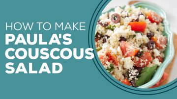 Couscous Salad with Feta and Cherry Tomatoes
