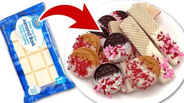Super Easy No-Bake Valentine’s Day Cookies
