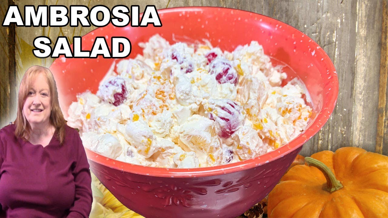 Ambrosia Salad, A Tropical Fruit Salad Perfect for the Holidays - Pantry Vault