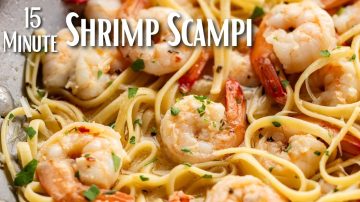 15-Minute Shrimp Scampi Pasta