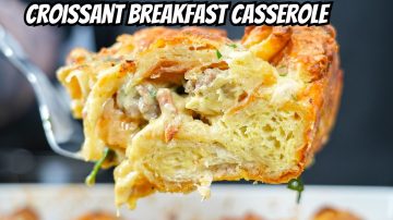 Croissant Breakfast Casserole Recipe
