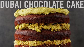 How To Make Dubai Chocolate Cake