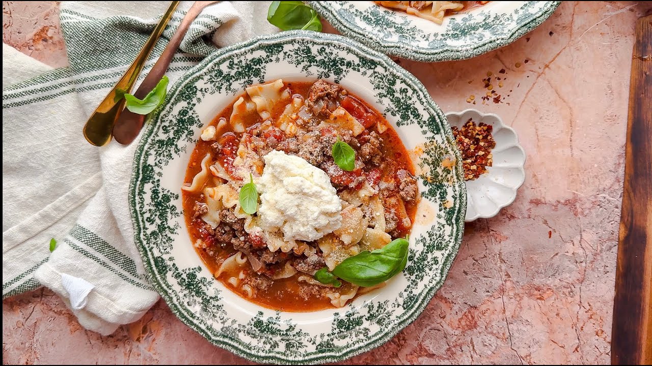 Lasagna Soup Recipe - Pantry Vault