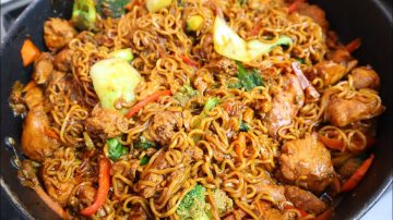 Jamaican Stewed Chicken Ramen